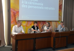 Cérémonie en l'honneur des personnels retraités 2020 - 2021