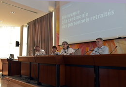 Cérémonie en l'honneur des personnels retraités 2020 - 2021