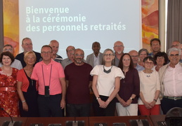 Cérémonie en l'honneur des personnels retraités 2020 - 2021
