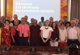 Cérémonie en l'honneur des personnels retraités 2020 - 2021