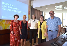 Cérémonie en l'honneur des personnels retraités 2020 - 2021