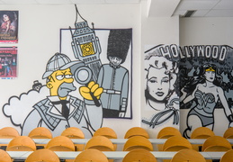 Atelier Fresque sur les murs de la FLCE.
