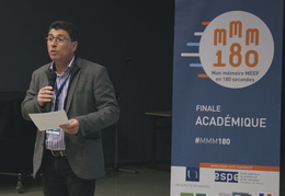 Mon mémoire MEEF en 180 secondes