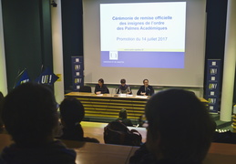Cérémonie des Palmes académique